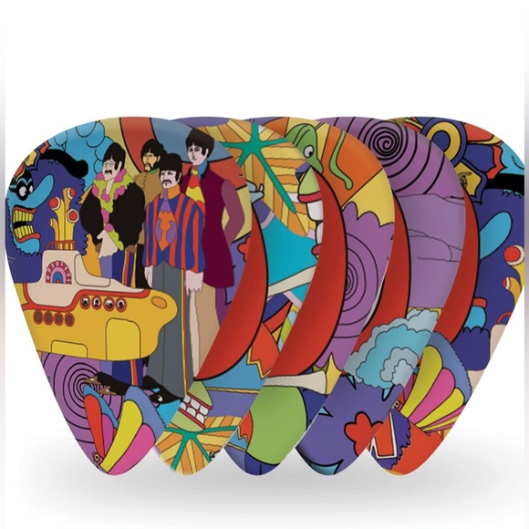 NEW The Beatles Set of 10 Guitar Picks - Picture 3 of 8